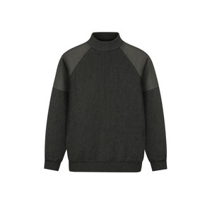 
No. 22 wear warm winter relaxed feeling winter spliced round neck pullover sweater sweatshirt bottoming shirt for men