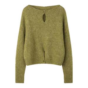
solighter alpaca round neck pullover slit sweater for women autumn and winter 2025 new short knitted top