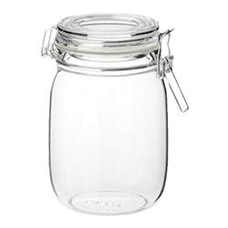 IKEA KORKEN sealed storage jar