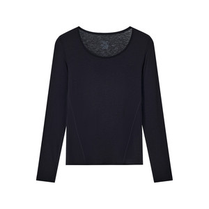 
[Slightly see-through base layer] Ives cashmere inner layer with seamless warm modal autumn coat semi-permeable base layer shirt