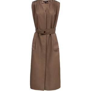 
Vero Moda dress 2026 summer new pure cotton V-neck detachable belt sleeveless long skirt 32627A021