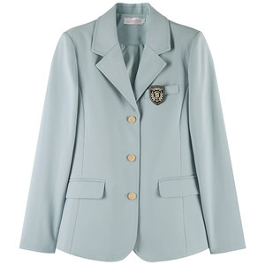 Yuanxi Girl Fujisawa Highlights JK Uniform College Wind suit three -buckle pink school for suit jackets

