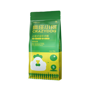 
Crazy Puppy Dog Food Chicken Blueberry Beef Prebiotic Chicken Oatmeal All Dog Breeds Universal Dog Food 10kg