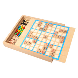 6-in-1 Children's Sudoku Four-six-nine Grid Intellectual Toy Mathematics Multifunctional Tabletop Game Backgammon And Flying Chess