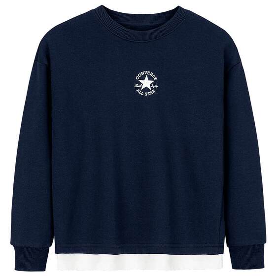 
Converse Children's Clothing Boys Suit 2026 Spring New Girls Casual Two-piece Set Long Sleeve T-Shirt Long Pants Sportswear