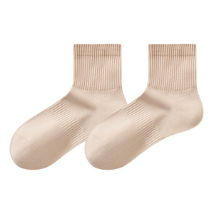 
Pure cotton socks women's summer mid-calf socks 10A antibacterial and deodorant sports cotton socks white women's boneless cotton socks