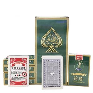The whole box 100 vice genuine fishing queen poker 8068 new second -generation adult fighting landlord thickened creative card
