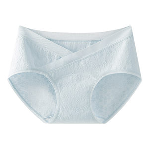 
Pregnant women's underwear pure cotton antibacterial cotton crotch briefs for early, middle and late pregnancy and postpartum special low-waist belly support briefs