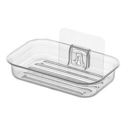 No punching wall-mounted drainable light luxury simple soap dish