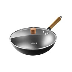Zhang Xiaoquan fine iron pot household nitrided stainless steel uncoated pot-free gas stove household round bottom cooking pot