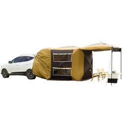 Outdoor Self-driving Travel Camping Barbecue Car Rear Extension Tent Multi-person Rainproof Sunshade Trunk Tent