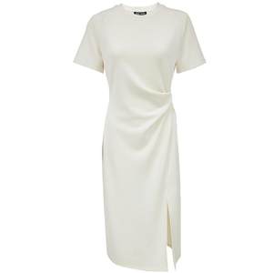 
Vero Moda Dress 2025 Summer New High Waist Line Design Three-dimensional Compressed Mid-Long Skirt 325261023