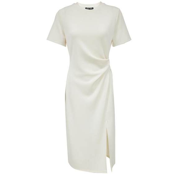 
Vero Moda Dress 2025 Summer New High Waist Line Design Three-dimensional Compressed Mid-Long Skirt 325261023