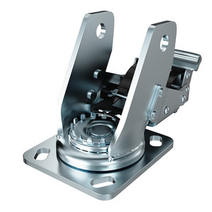 Heavy supporting frame 4/5/6/8 inch Hand -ups universal directional foot wheel bracket universal band brake frame accessories
