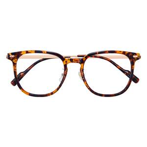 
Online spectacles for short-sighted women can be matched with prescription lenses, ultra-light pure titanium frames, plain eye frames, cold brown frames