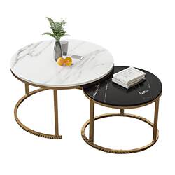 Small apartment small table, home living room small round table casual coffee table simple bedroom tea table tea table tea table tea table combination
