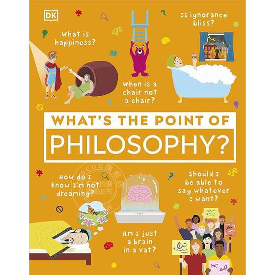 现货 哲学的意义何在？DK出版社 What's the Point of?系列 英文原版 What's the Point of Philosophy? 9-12岁