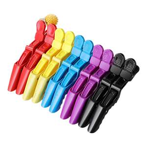 The barber shop crocodile clip, hairdressing clipless clip, duckbill, long mouth clip, hot dyeing partition tool bangs clip
