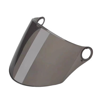 Battery car sun protection high-definition anti-fall helmet with short face mask