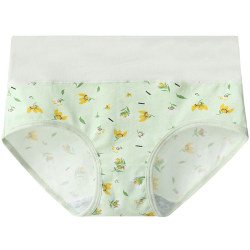 Yalu girl's cute pure cotton large size briefs
