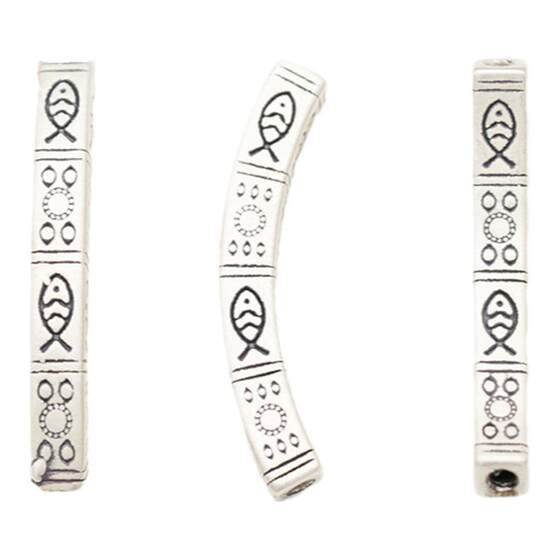 Foot Silver Demon 3D Hard Silver Make Old Fish Patterns Cubes S999 Silver Silver Jewelry DIY bracket accessories
