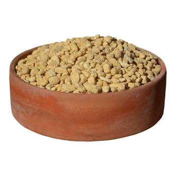 Special stone pavement mixed with nutritious soil for planting stone orchids