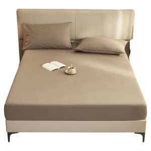 MUJI Class A pure cotton fitted sheet cover single piece 2026 new four seasons universal 100 cotton mattress protector cover