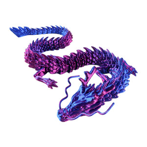 
3D printed dragon toy joints can be animal model simulation color dragon egg dinosaur toy boy toy gift