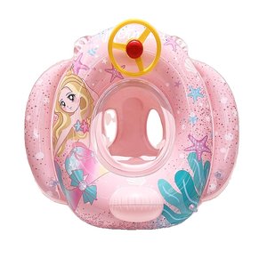 Swimming ring children's lifebuoy thickened anti-rolling girl boy swimming equipment baby children's swimming ring safety