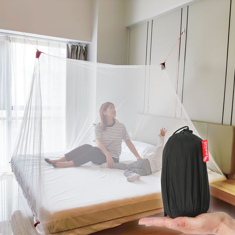 乐飞思N2户外旅行简易蚊帐免安装折叠沙发单人床室内家用宿舍便携