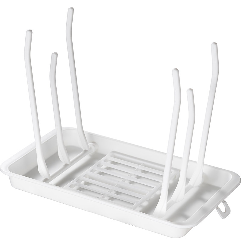 Scolabiberon Pieghevole Con Vassoio - Asciugatoio Per Biberon, Tettarelle E Accessori - Foto 3