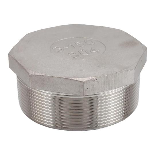 304 Stainless Steel Octagonal Pipe Plug - Internal