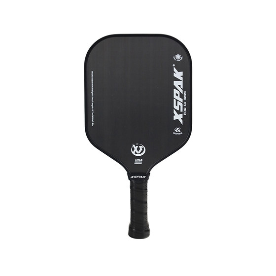 
XSPAK pickleball racket carbon fiber rotating matte ball control sweet spot large competitive grade pickleball racket
