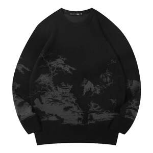 HLA/Hailan Home Mountain No High Long Sleeve Sweater 2025 Autumn New Loose Round Neck Pullover Sweater Men