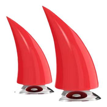 Personalized creative motorcycle electric vehicle decoration modified helmet suction cup accessories for men and women Demonic bull horns Horns