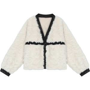 
Fairy's Pocket Fur One-piece Qianjin Style Short Woolen Jacket Women's 2025 Winter New Eco-Friendly Fur