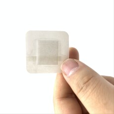 Пластырь 50片pu防水创可贴 正方形透明创口贴 小伤口洗澡粘性好3.8x3.8cm