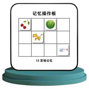 
Whole-brain development teaching aids, photographic memory grid, memory training, flash card, magnetic nine-grid baby puzzle toys
