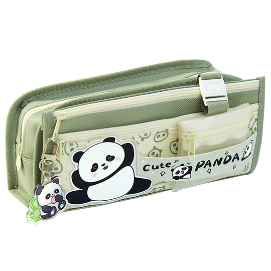 パンダ ペンケース - 大容量 学校文具