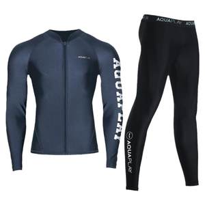 
AquaPlay long-sleeved zipper swimsuit men's trousers suit snorkeling sun protection surfing suit men's jellyfish suit diving suit