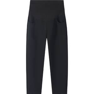 英氏孕妇高腰托腹孕早中晚大码工装休闲裤可调节2026新款秋冬外穿