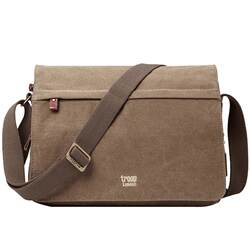 Troop casual men's bag single shoulder a4 simple horizontal style