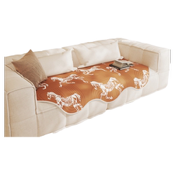 Sofa cushion linen non-slip light luxury luxury summer