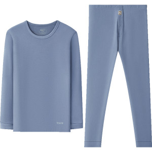 Red bean warm underwear pure cotton men's autumn clothes and autumn pants antibacterial base autumn and winter all -cotton youth cotton sweater set