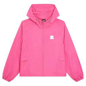 Extstep single windbreaker for women 2025 summer new casual light and breathable woven thin coat 975228140092
