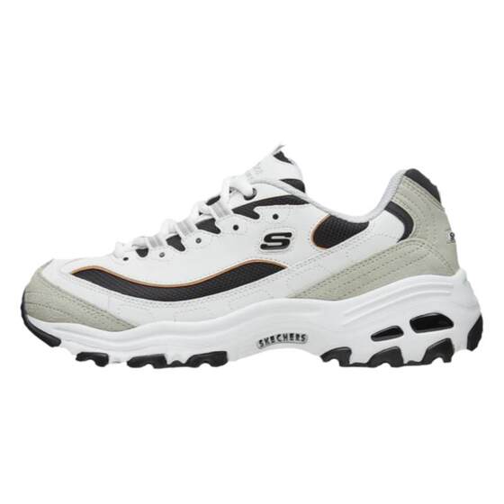 Skechers black and white breathable panda shoes couple shoes retro campus casual shoes men and women same style sports shoes dad shoes