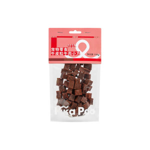 
Pikapoo dog snacks baked beef cubes golden retriever training reward pet protein nutritional meat jerky