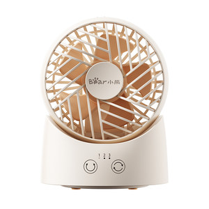 
Little Bear Desktop Fan Silent USB Charging Office Desktop Student Dormitory Portable Small Fan High Wind Power