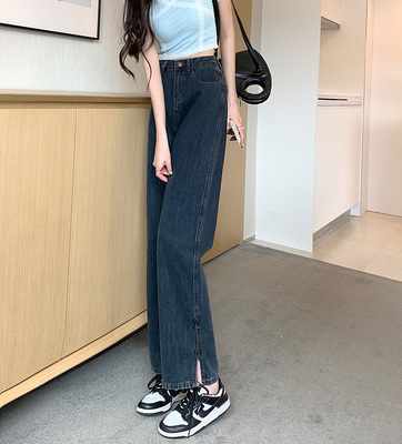 taobao agent Fitted retro denim autumn sexy jeans, high waist