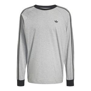 
adidas Adidas clover casual cotton sports long-sleeved spring men's retro round neck T-shirt KV4703